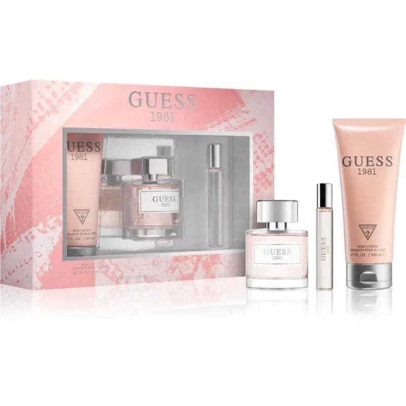 Set de regalo de 3 piezas 1981 By Guess para mujer EDT Spray