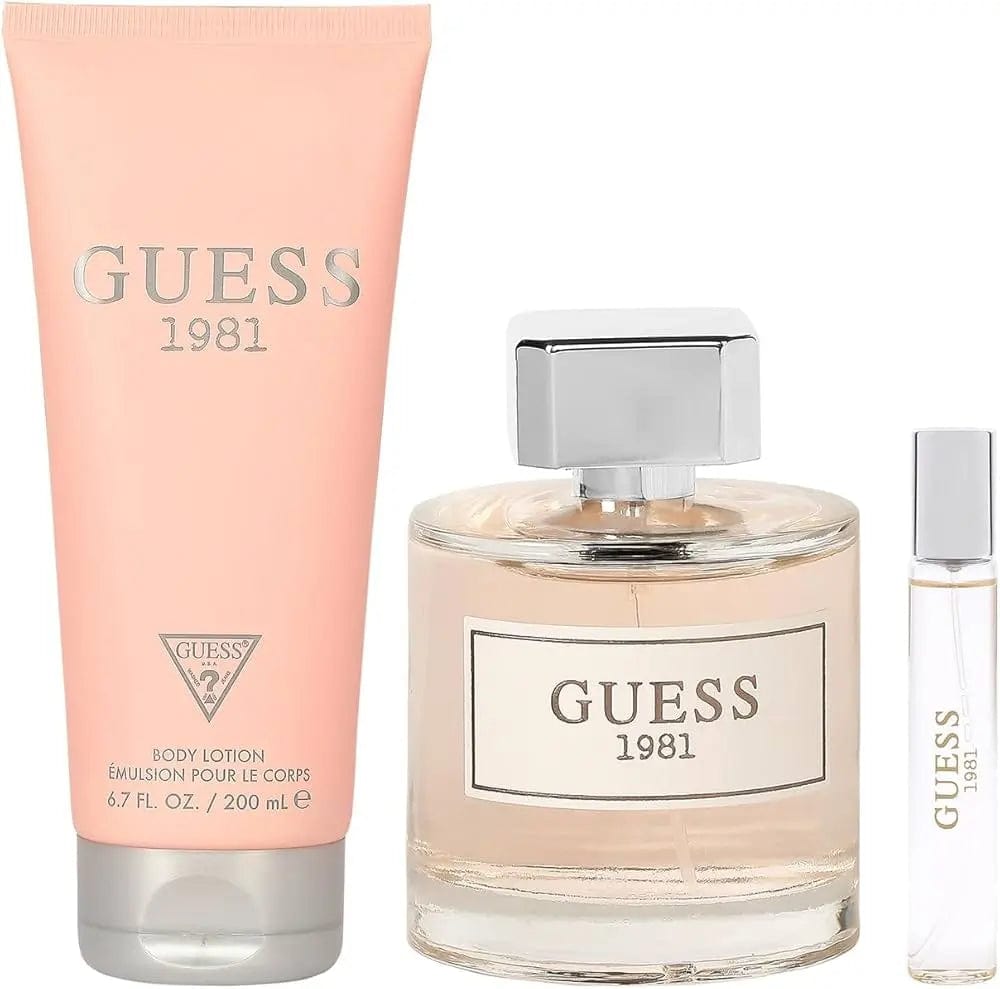Set de regalo de 3 piezas 1981 By Guess para mujer EDT Spray