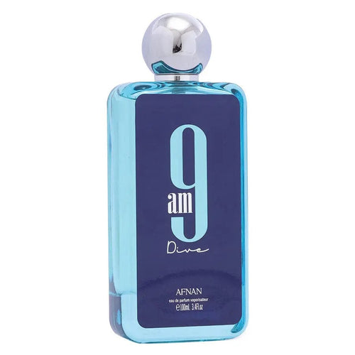 9Am Dive de Afnan para unisex, EDP en spray de 3.4 oz