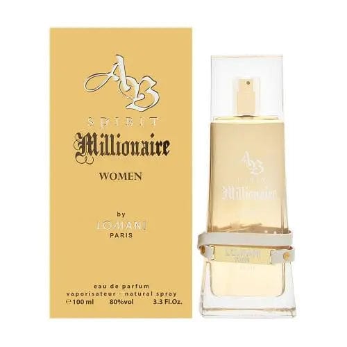 AB Spirit Millionaire par Lomani pour femme, eau de parfum en vaporisateur de 100 ml