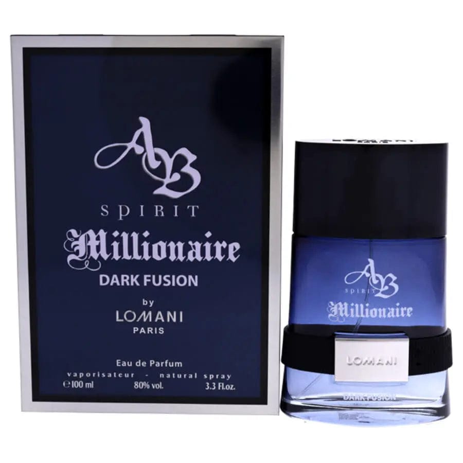 AB Spirit Millionaire Dark Fusion by Lomani For Men 3.3oz EDT Spray