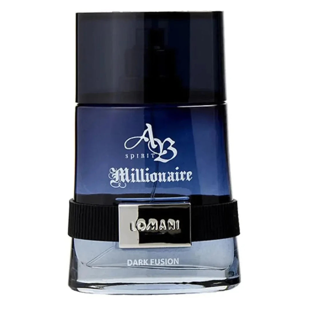 AB Spirit Millionaire Dark Fusion de Lomani para hombre, eau de toilette en spray de 3.3 oz