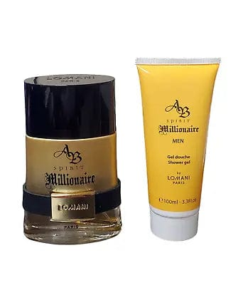 AB Spirit Millionaire Oud By Lomani For Men (2pc Gift Set)