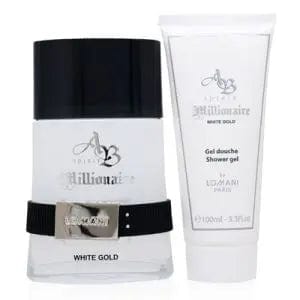 Coffret cadeau 2 pièces AB Spirit Millionaire White Gold par Lomani pour homme