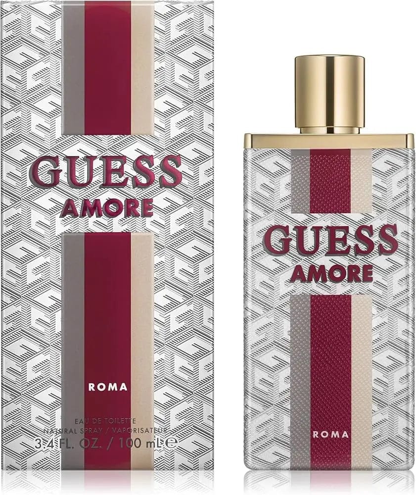 Amore Roma de Guess, Eau de Toilette unisex, spray de 3.4 oz