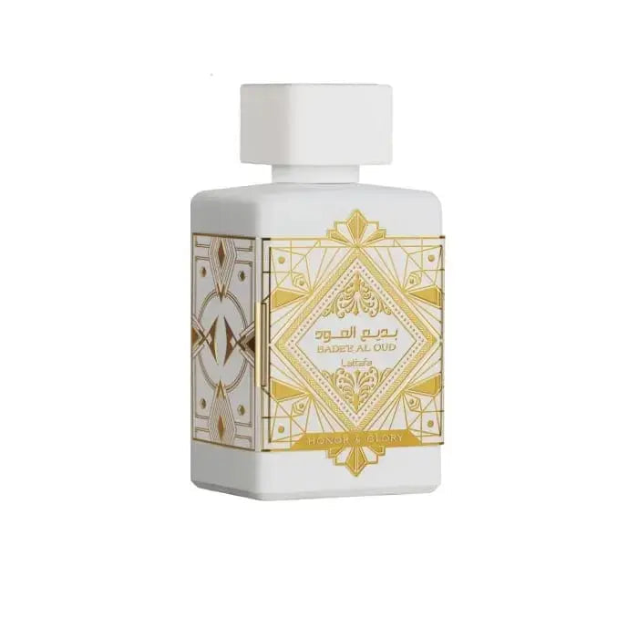 Bade'e Al Oud Honor & Glory de Lattafa, eau de parfum unisexe, vaporisateur 100 ml