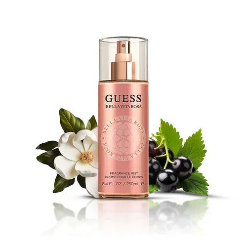 Bella Vita Rosa de Guess para mujer, bruma corporal en spray de 8.4 oz