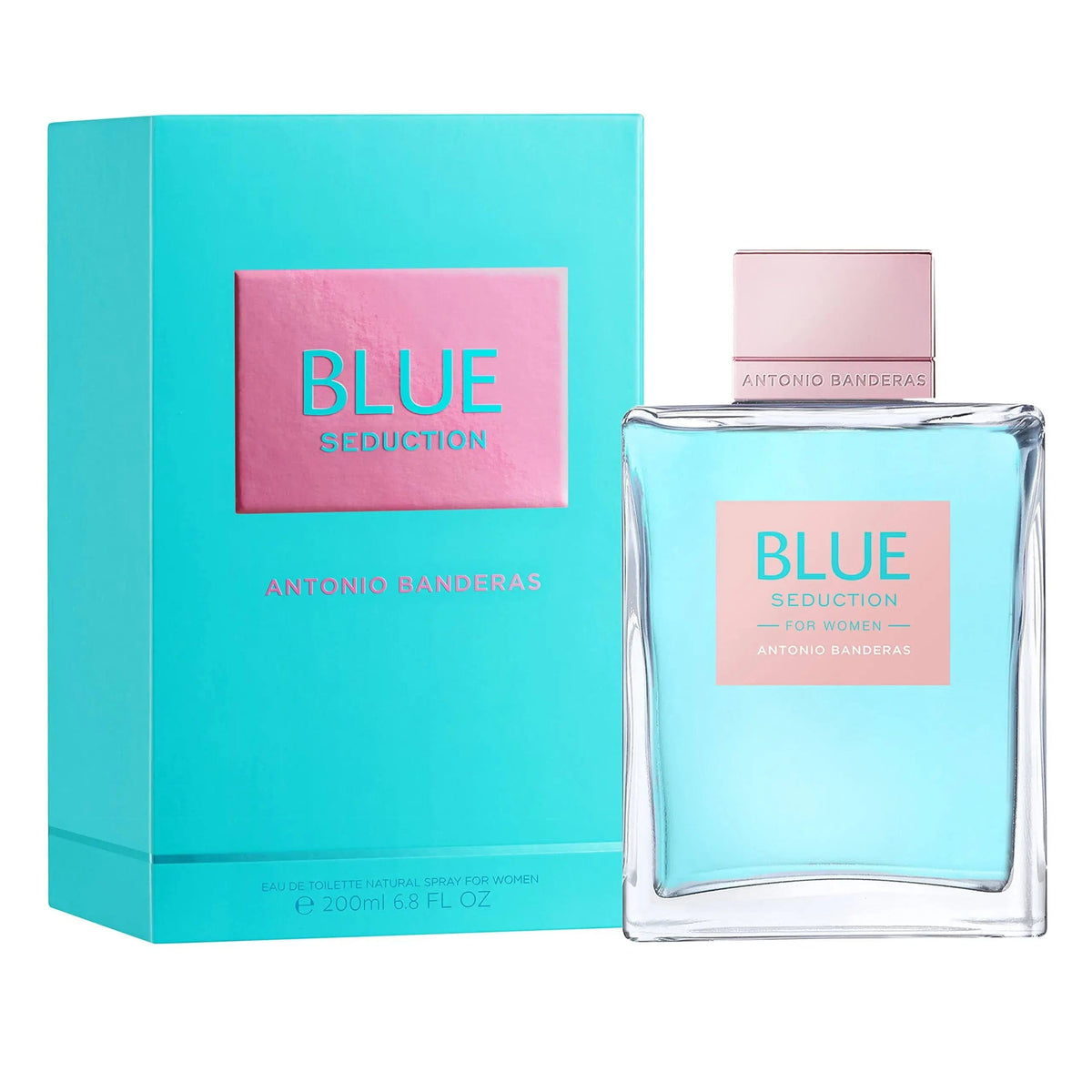 Blue Seduction de Antonio Banderas para mujer, Eau de Toilette en spray de 6.7 oz