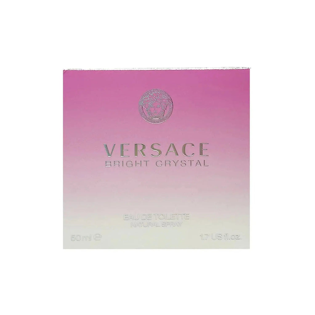 Bright Crystal de Versace pour femme, eau de toilette en vaporisateur de 50 ml