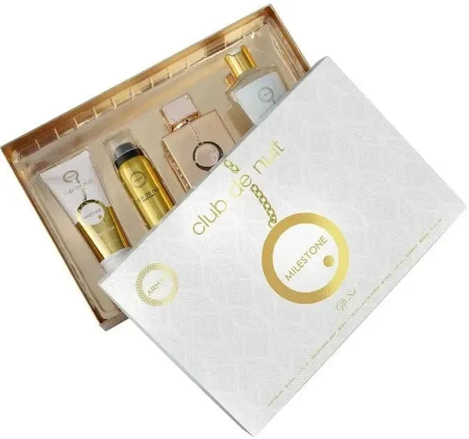 Coffret cadeau 4 pièces Club De Nuit Milestone par Armaf pour femme