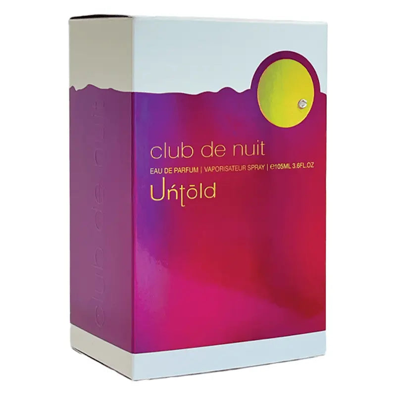 Club De Nuit Untold par Armaf pour unisexe, eau de parfum en vaporisateur de 105 ml