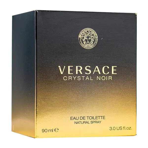 Crystal Noir de Versace pour femme, eau de toilette en vaporisateur de 90 ml