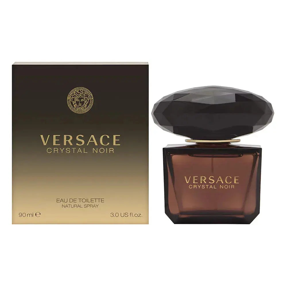 Crystal Noir de Versace pour femme, eau de toilette en vaporisateur de 90 ml