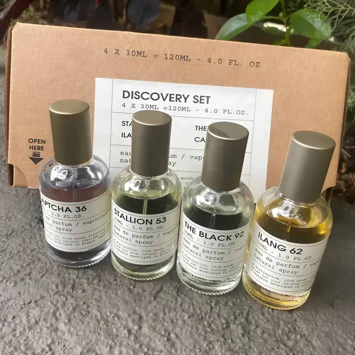 Set de descubrimiento de Emper para uso unisex, set de 4 piezas, Eau de Parfum en spray