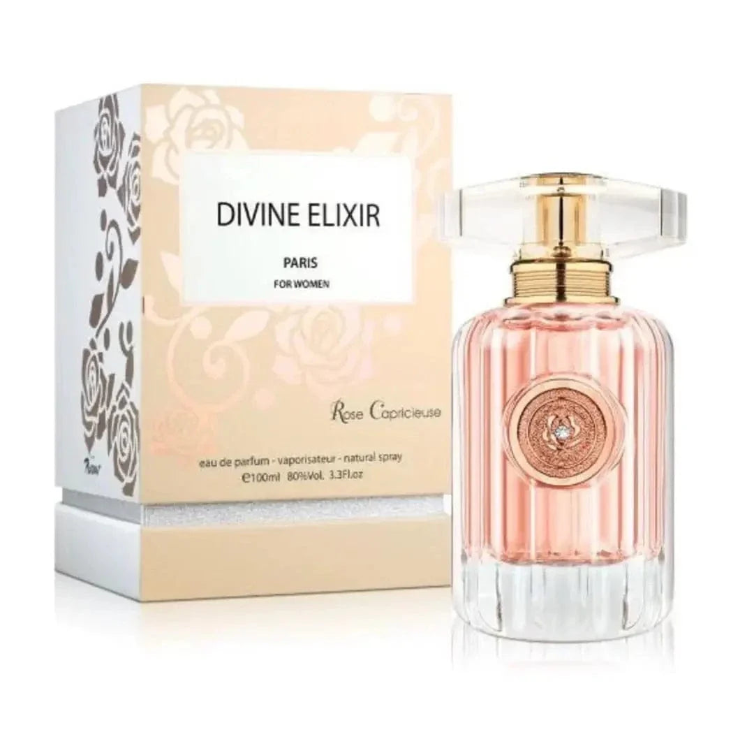 Divine Elixir Rose par Kristel Saint Martin pour femme, eau de parfum en vaporisateur de 100 ml
