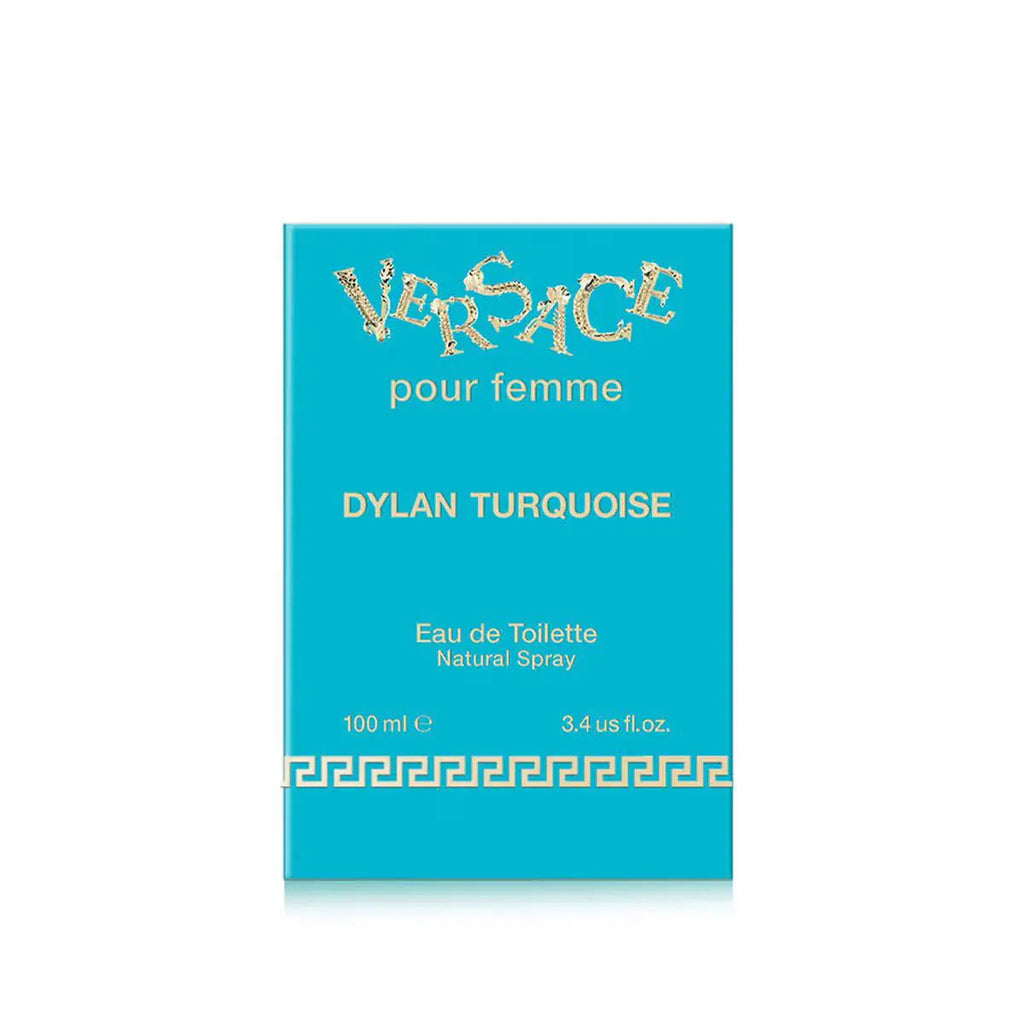 Dylan Turquoise de Versace para mujer, vaporizador EDT de 3.4 oz