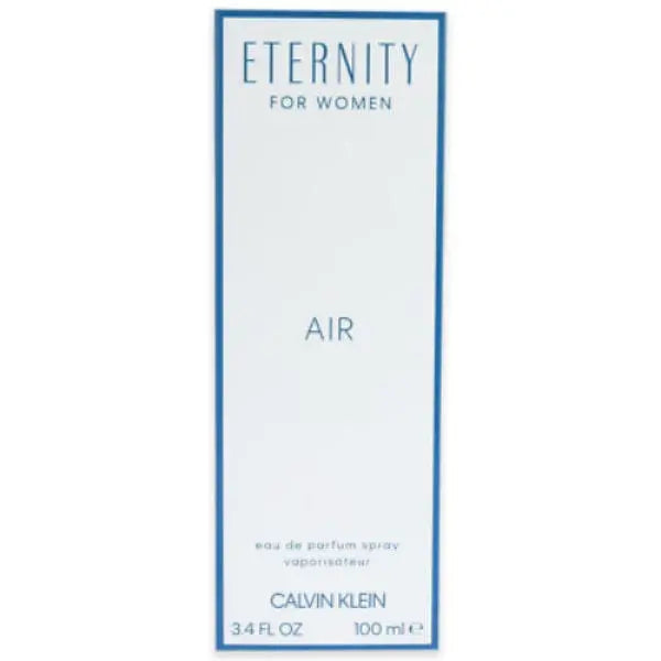 Eternity Air de Calvin Klein pour femme, eau de parfum en vaporisateur de 100 ml