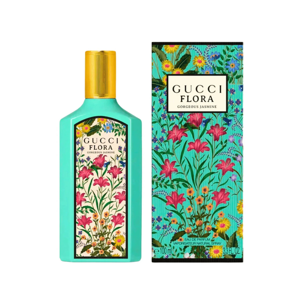 Flora Gorgeous Jasmine de Gucci para mujer, eau de parfum en spray de 3.3 oz