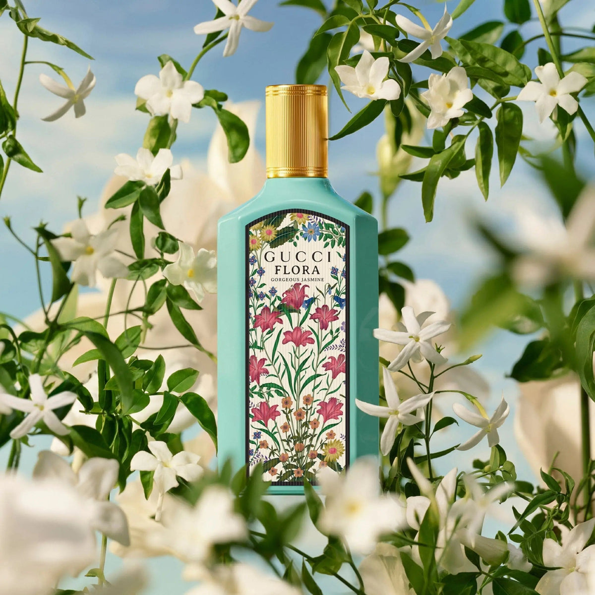 Flora Gorgeous Jasmine de Gucci para mujer, eau de parfum en spray de 3.3 oz