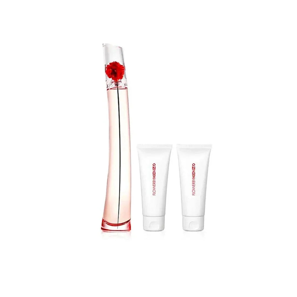 Flower L'Absolue de Kenzo para mujer (set de regalo de 3 piezas)