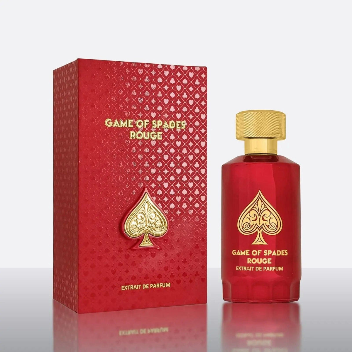 Game Of Spade Rouge de Jo Milano pour homme, extrait de parfum en vaporisateur de 100 ml