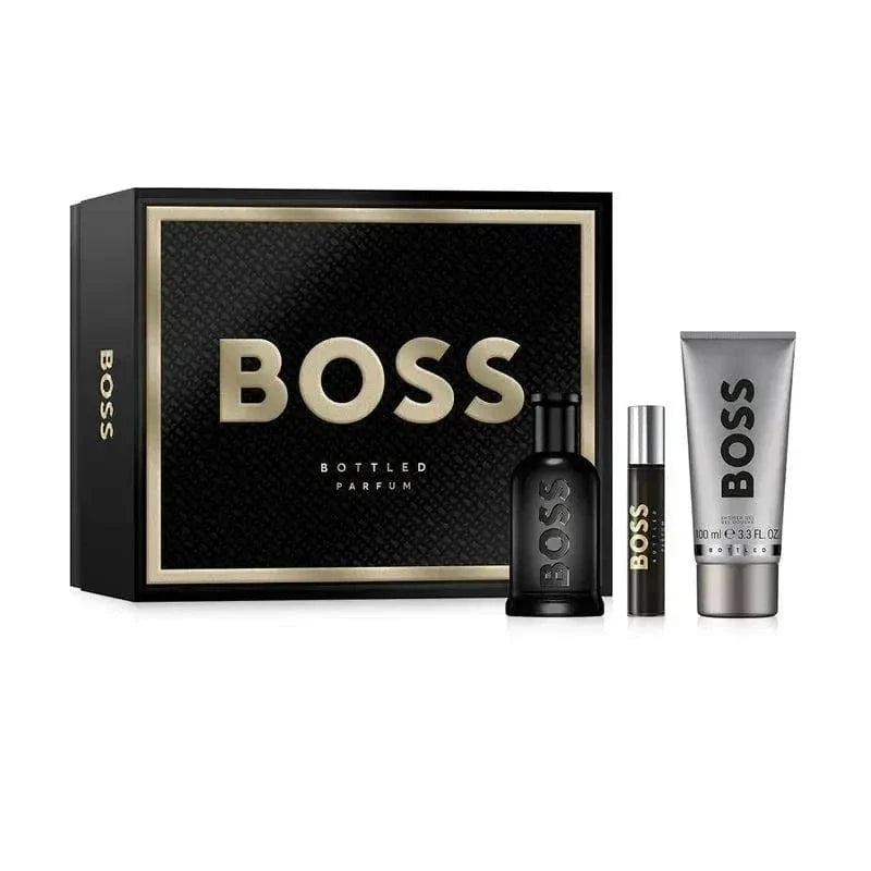 Coffret cadeau 3 pièces Grey Parfum pour homme par Hugo Boss