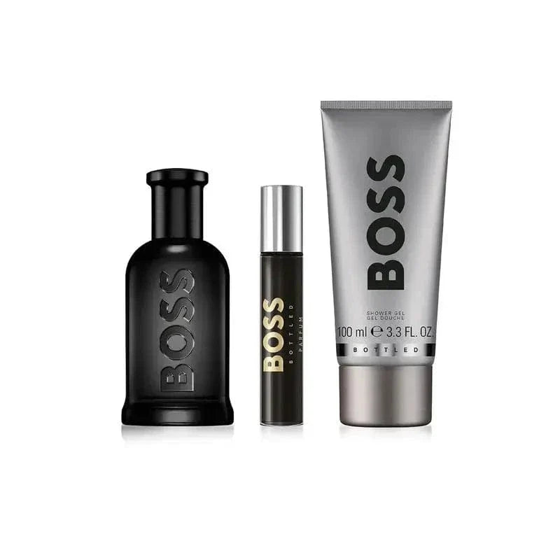 Coffret cadeau 3 pièces Grey Parfum pour homme par Hugo Boss