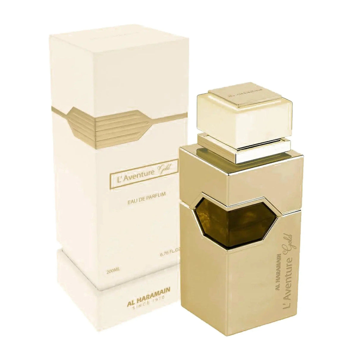 Eau de parfum spray unisexe L'Aventure Gold 200 ml