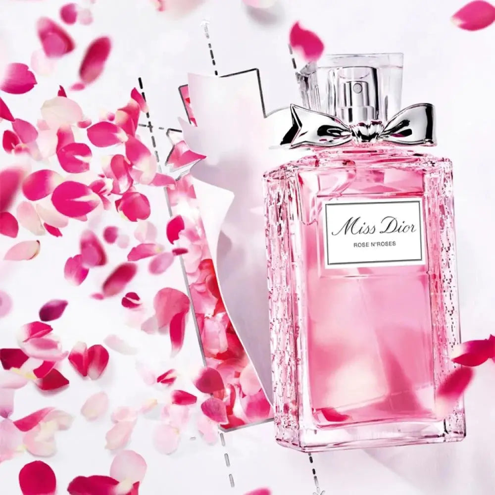 Miss Dior Rose N'Roses de Dior para mujer, eau de toilette en spray de 3.4 oz