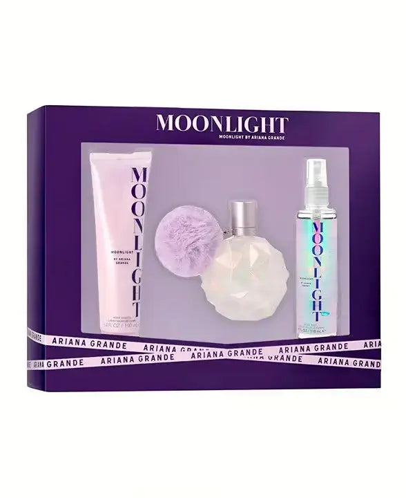 Coffret 3 pièces Moonlight par Ariana Grande pour femme, eau de parfum en spray