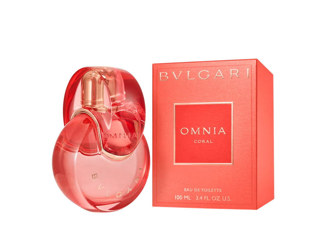 Omnia Coral de Bvlgari para mujer, eau de toilette en spray de 3.4 oz