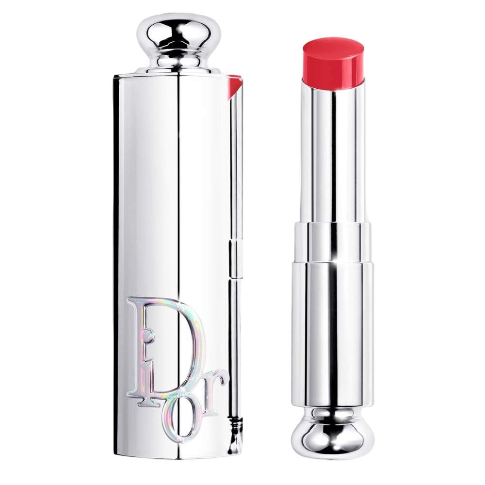 Barra de labios Dior Addict Glass 344 Pink Milly para un brillo intenso
