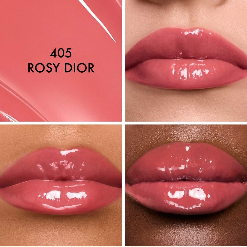 Dior Addict Glass Lipstick 405 Rosy Dior - Labial de alto brillo