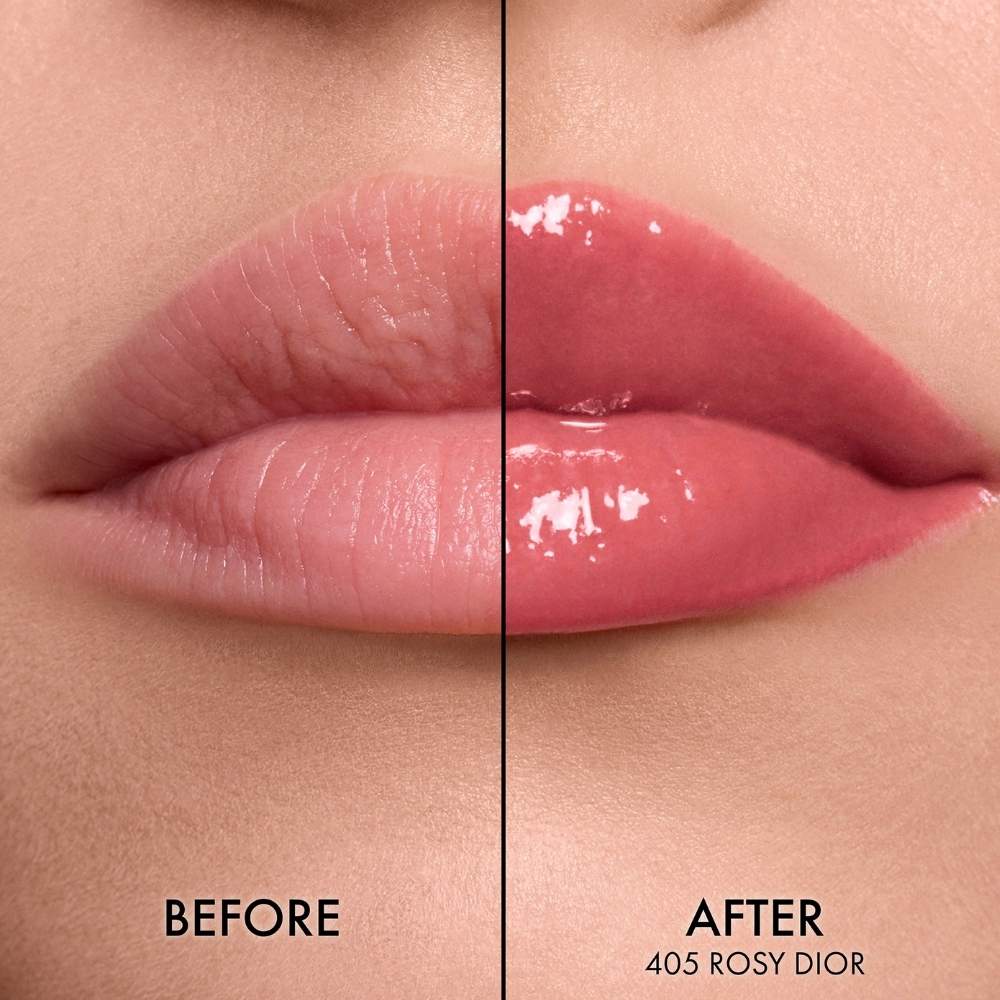 Dior Addict Glass Lipstick 405 Rosy Dior - Labial de alto brillo