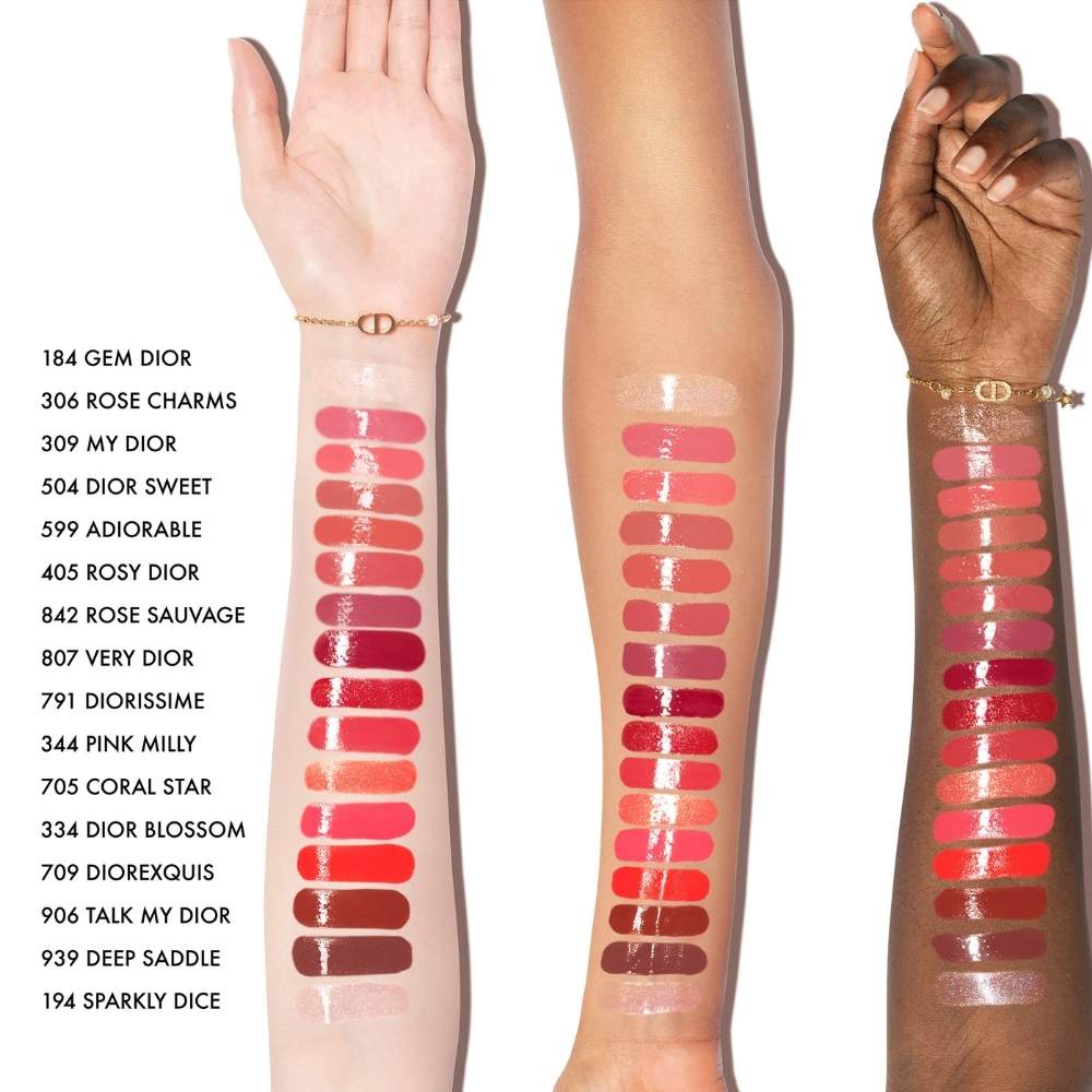 Dior Addict Glass Lipstick 405 Rosy Dior - Labial de alto brillo